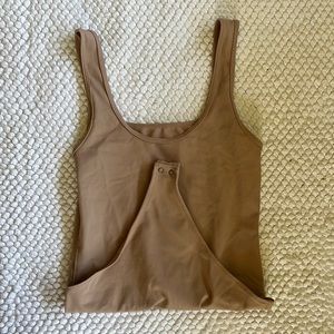 Abercrombie & Fitch Bodysuit in Nude